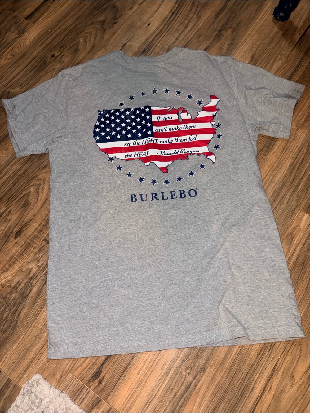 Burlebo Tee Reagan Quote Patriotic small